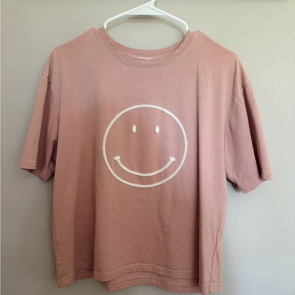 Smile Face Short Sleeve Tee